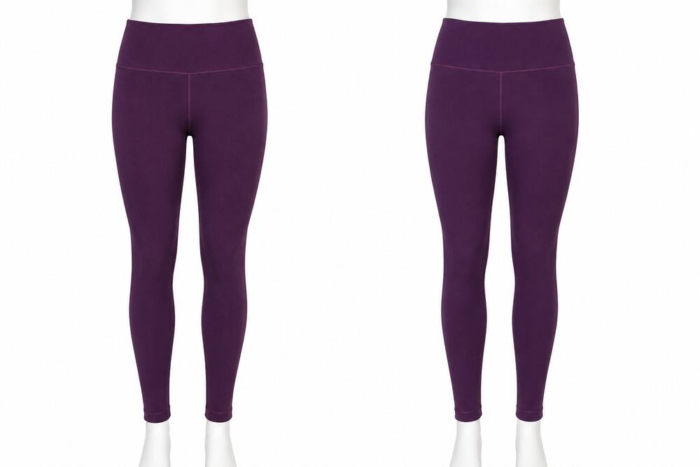 Lululemon Women's Purple High Rise Leggings Yoga Pants Est SIZE M Tag Missing